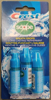 Photo de l’emballage : Breath Drops - Long Lasting Peppermint