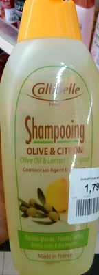 Photo de l’emballage : Shampooing olive & citron