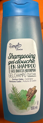 Photo de l’emballage : Shampooing gel douche parfum cèdre