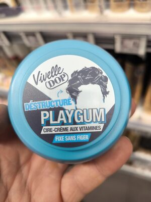 Photo de l’emballage : Playgum cire-crème aux vitamines