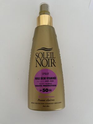 Photo de l’emballage : Spray huile sèche vitaminée