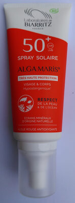 Photo de l’emballage : Spray solaire Alga maris