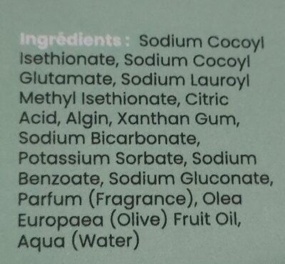 Photo de la liste d’ingrédients imprimée : Produit sans nom (3760346074109)
