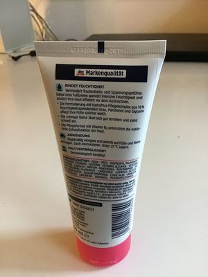 Photo de l’emballage : Urea Fußcreme, sehr trockene Füße