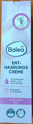 Photo de l’emballage : Enthaarungscreme