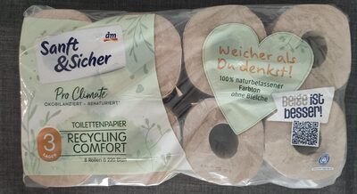 Photo de l’emballage : Toilettenpapier Recycling Comfort