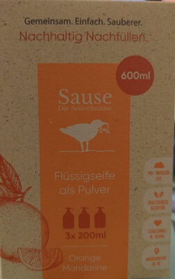 Photo de l’emballage : Flüssigseife als Pulver