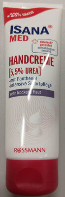 Photo de l’emballage : Isana Med Handcreme 5,5% Urea