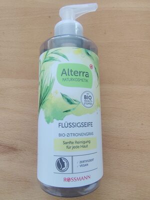 Photo de l’emballage : Organic lemongrass liquid soap