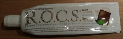 Photo de l’emballage : R.O.C.S. Chocolate & Mint