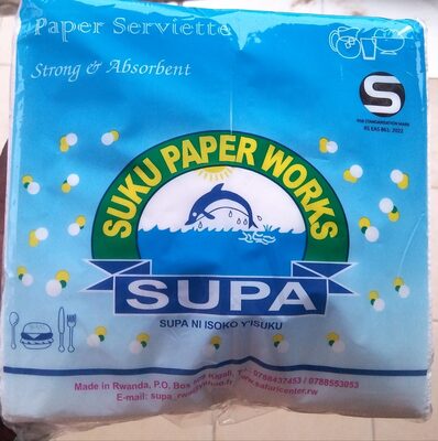 Photo de l’emballage : SUPA Paper Serviette