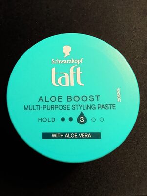 Photo de l’emballage : Taft Aloe Boost