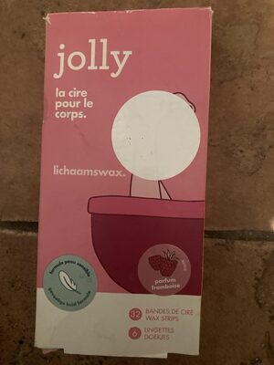 Photo de l’emballage : Jolly la cire pour le corps lichaamswax