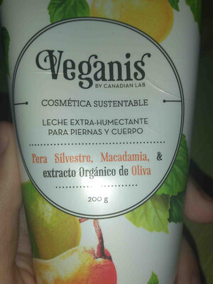 Photo de l’emballage : veganis